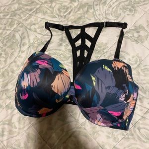 Pink Strappy Bra